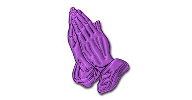 SC700 Praying Hands Purple PROOF